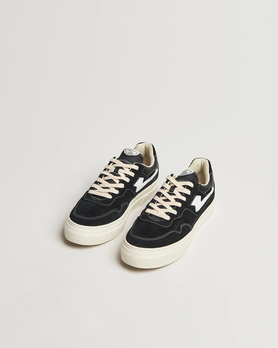 Mies |  | Stepney Workers Club | Pearl S-Strike Suede Sneaker Black White