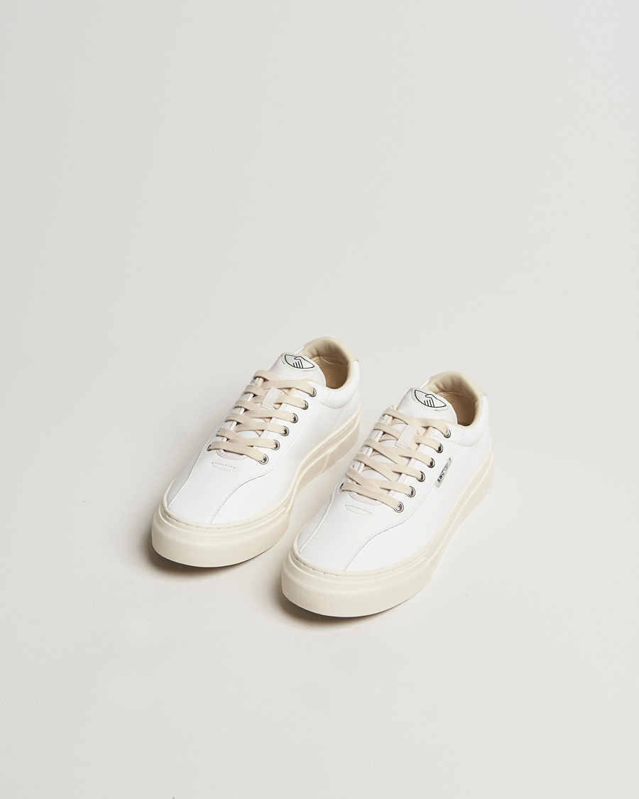 Mies |  | Stepney Workers Club | Dellow 02 Leather Cupsole Sneaker White