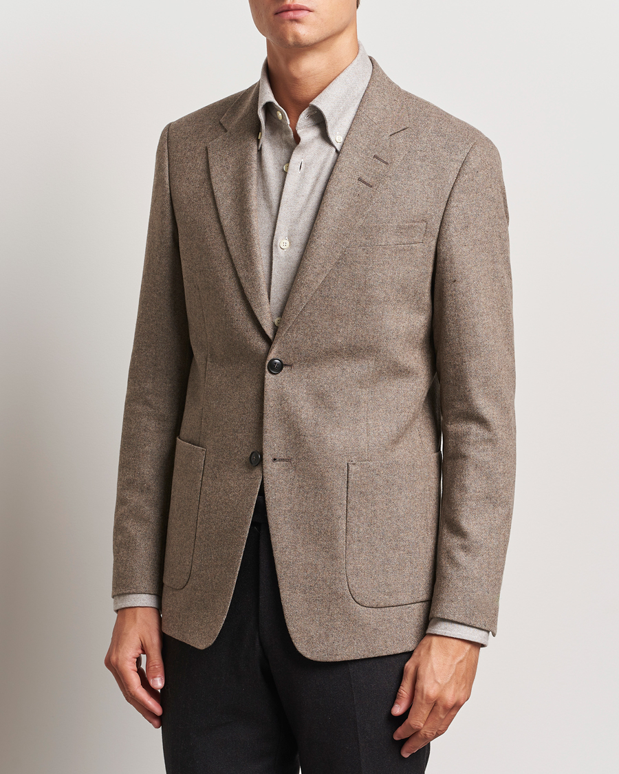 Mies |  | Tiger of Sweden | Justin Brushed Wool Blazer Burlywood