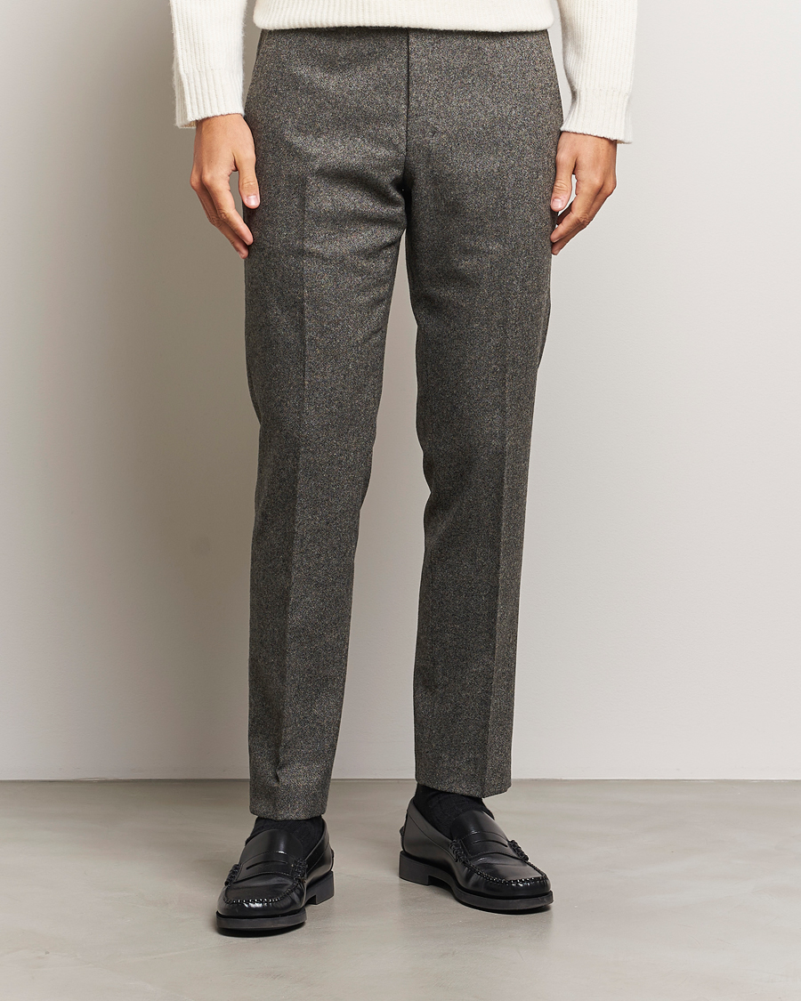 Mies |  | Tiger of Sweden | Tenuta Brushed Wool Trousers Turkish Coffee