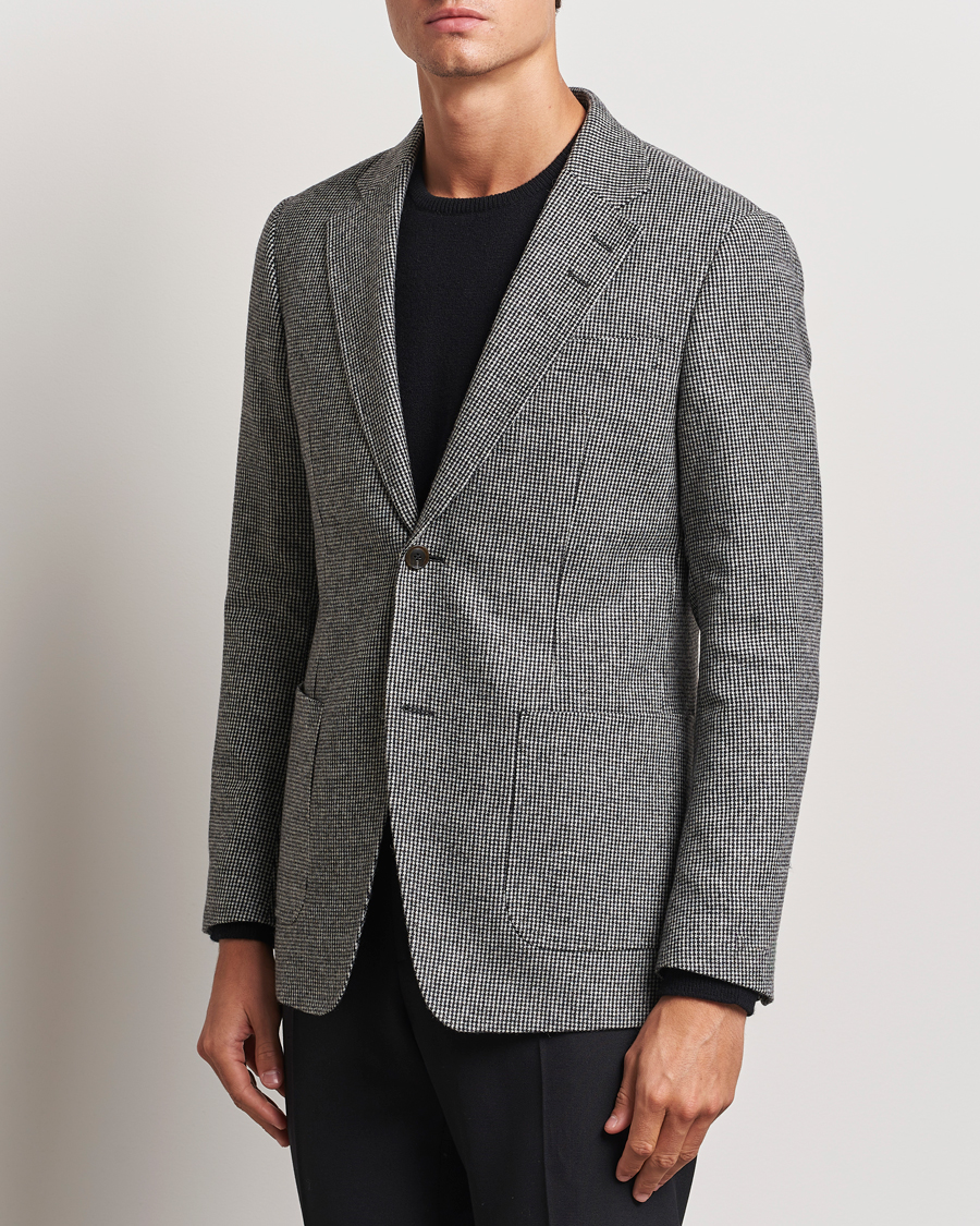 Mies |  | Tiger of Sweden | Justin Wool Pepita Blazer Black/White