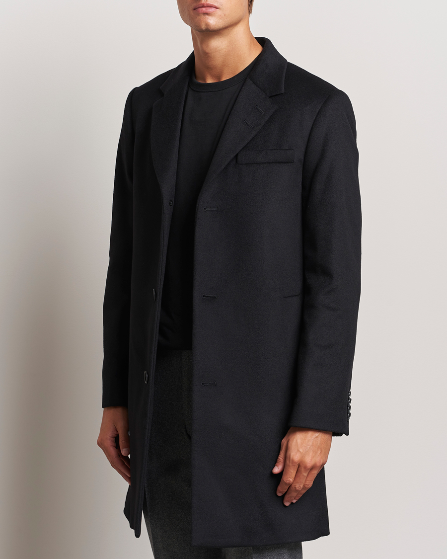 Mies | Business & Beyond - Formal | Tiger of Sweden | Finnan Wool/Cashmere Coat Black