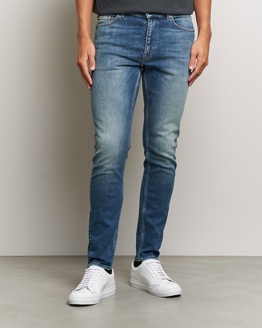 Mies |  | Tiger of Sweden | Evolve Stretch Cotton Jeans Medium Blue