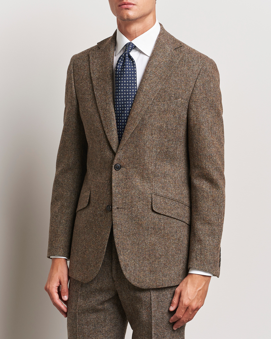 Mies |  | Walker Slater | Edward Wool Donegal Blazer Brown