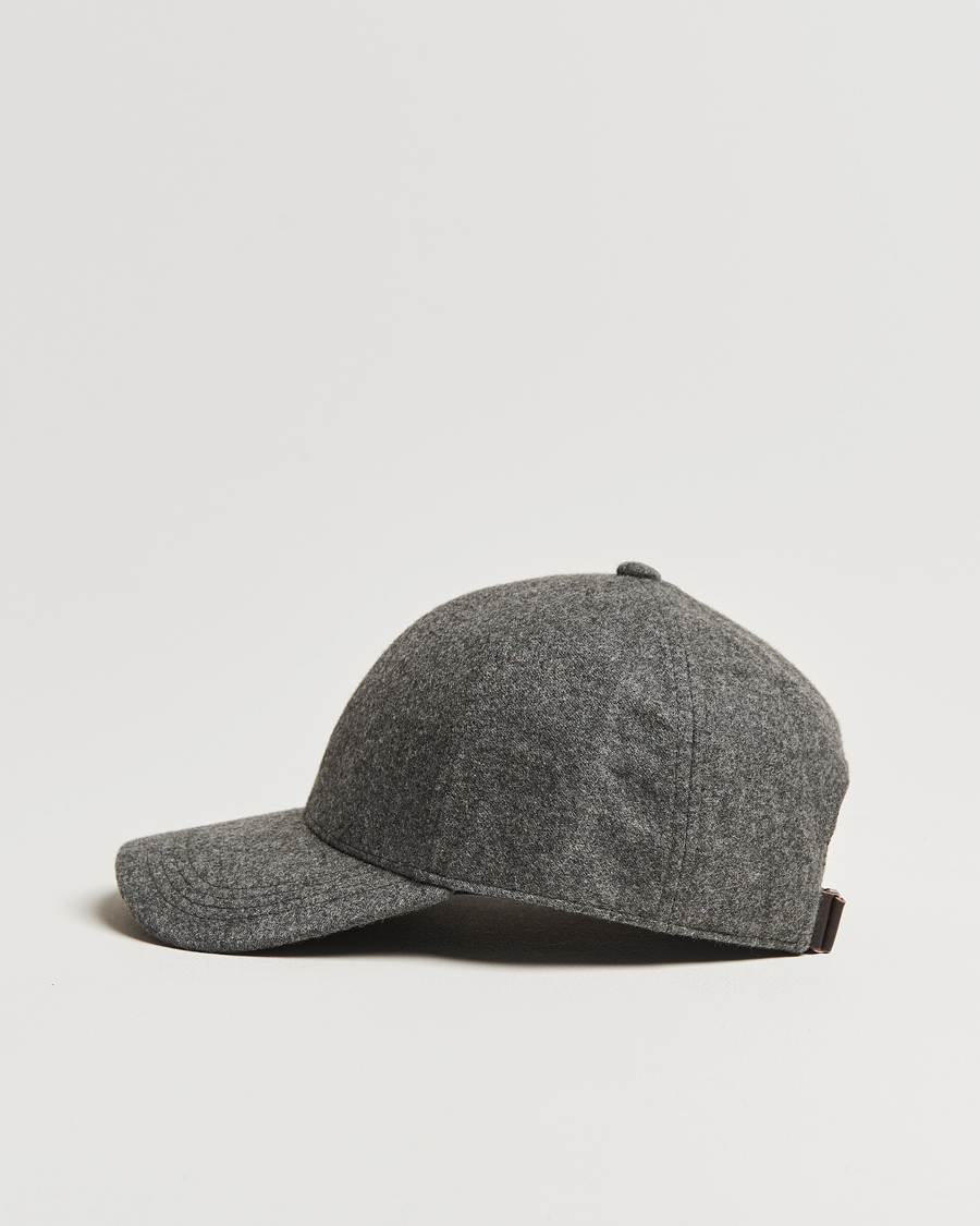 Mies |  | Varsity Headwear | Cashmere Baseball Cap Flint Grey