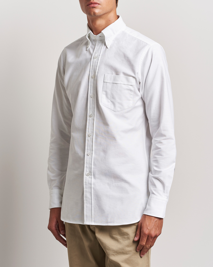 Mies |  | Drake\'s | Button Down Oxford Shirt White