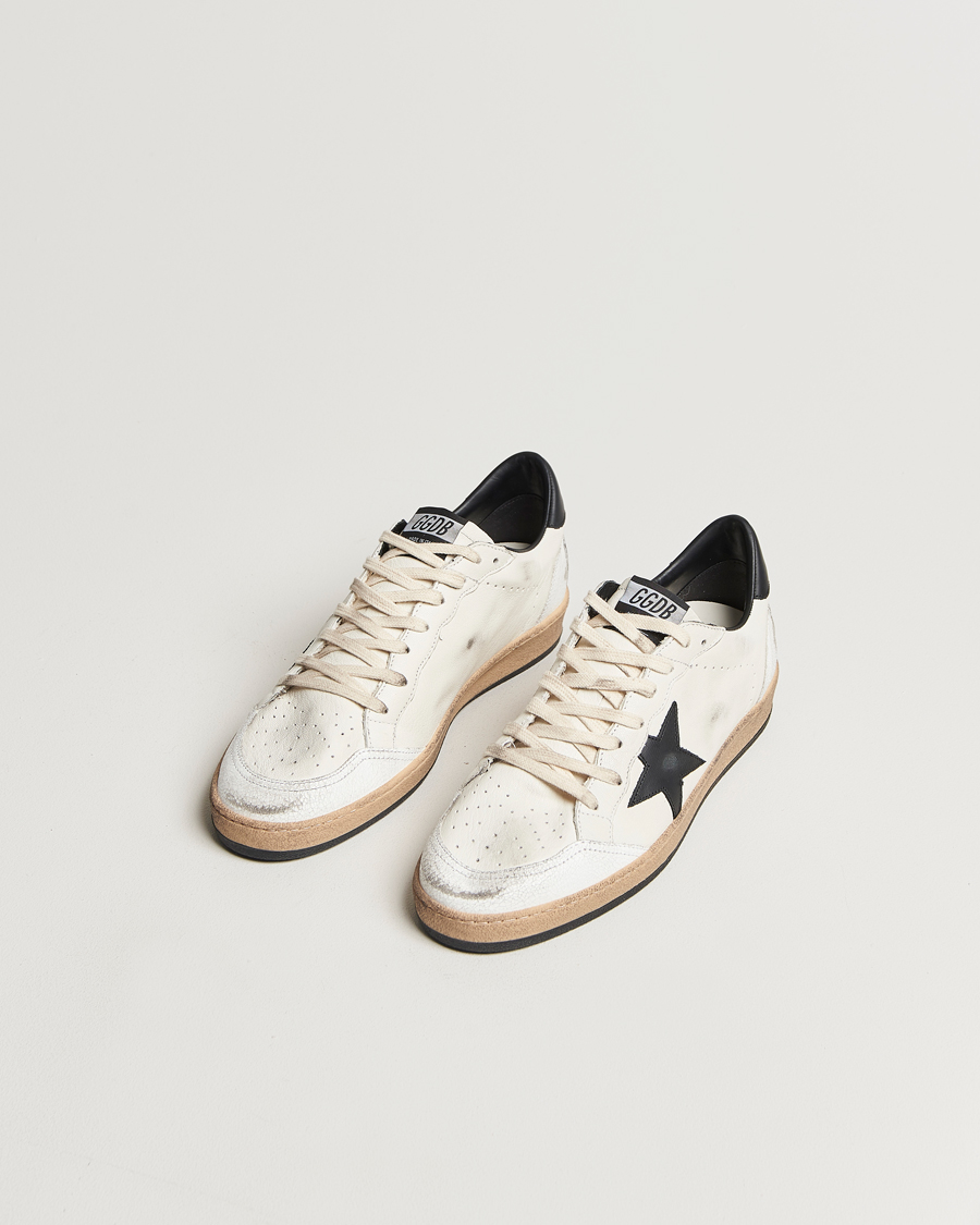 Mies |  | Golden Goose | Ball Star Sneakers White/Black