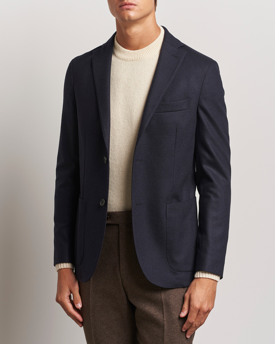 Mies |  | Incotex | Wool/Cashmere Blazer Navy