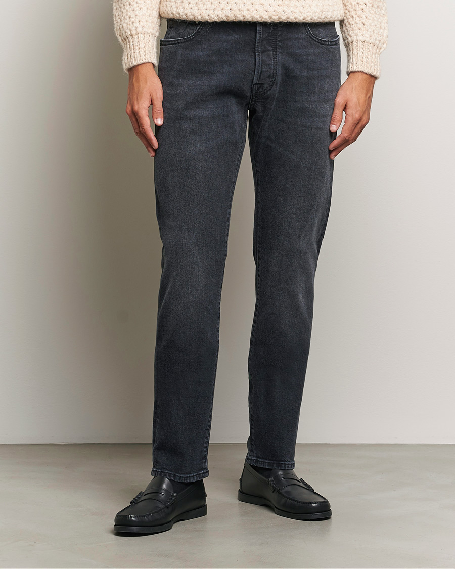 Mies | Harmaat farkut | Jacob Cohën | Bard Slim Fit Streatch Jeans Grey