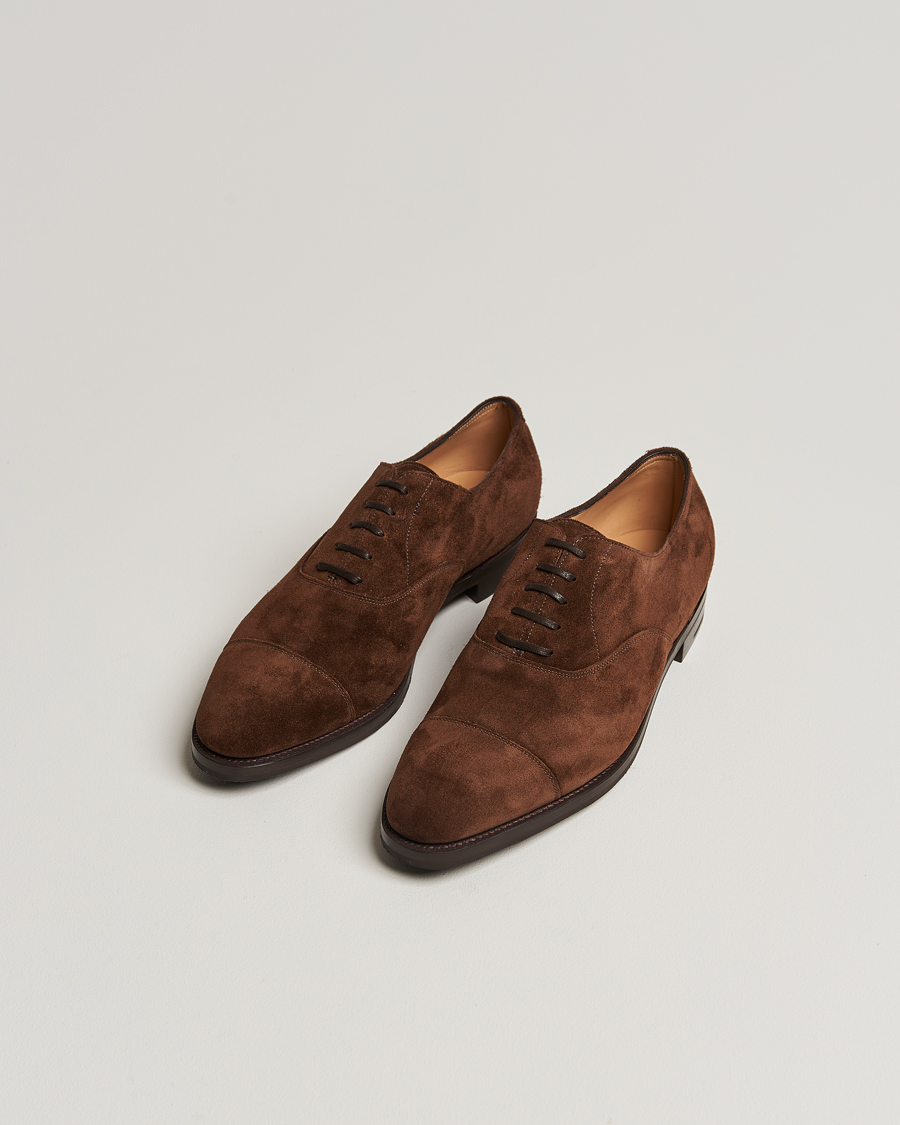 Mies | Kengät | John Lobb | City II Oxford Dark Brown Suede