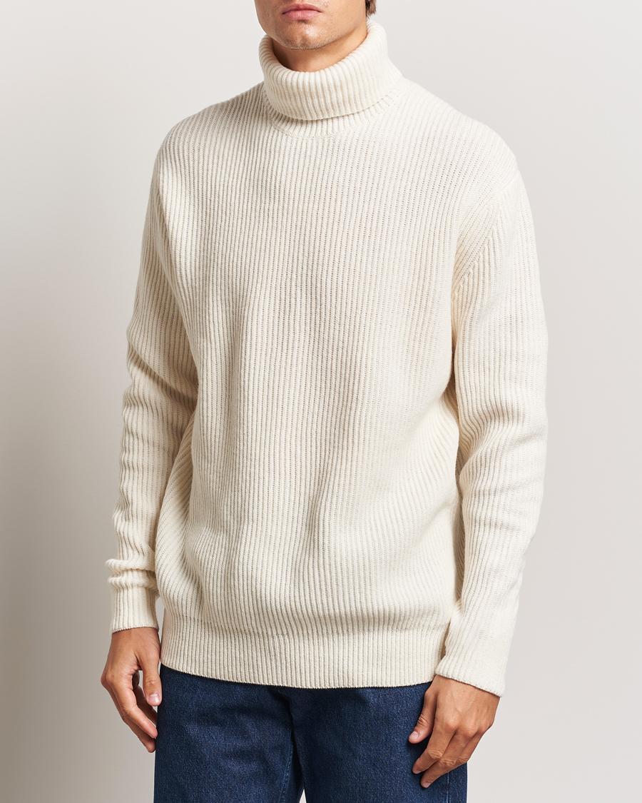 Mies |  | LES DEUX | Eddie Wool Rib Rollneck Ivory