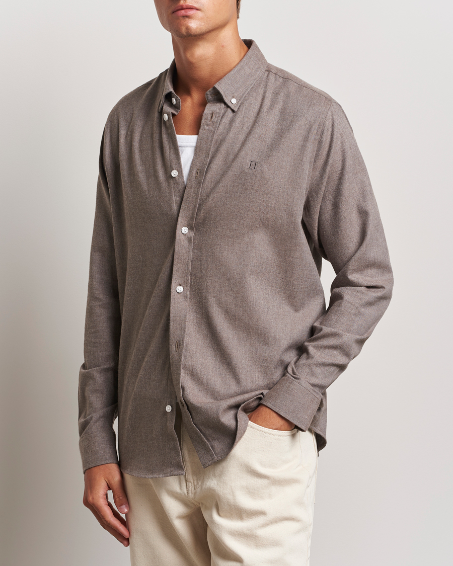 Mies |  | LES DEUX | Dessert Reg Shirt Mountain Grey Melange