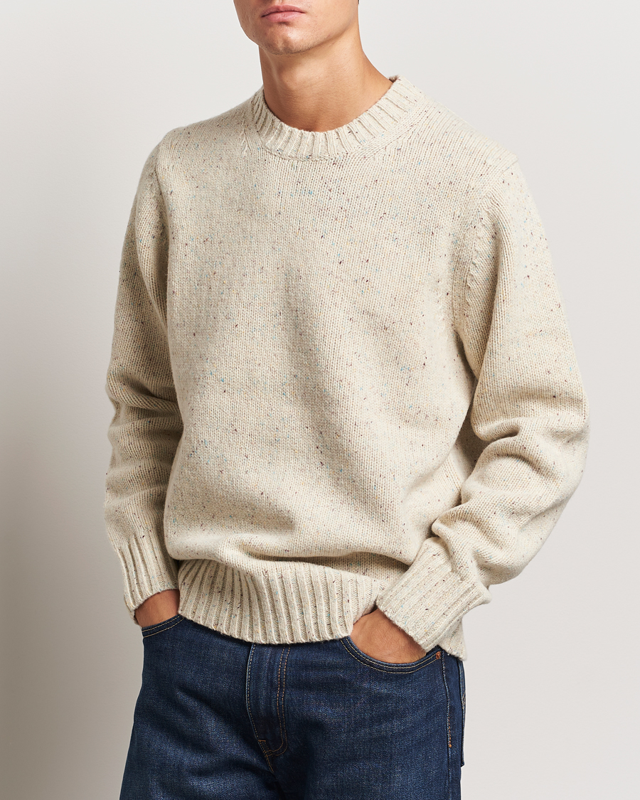 Mies |  | LES DEUX | Gary Fleck Wool Roundneck Light Sand