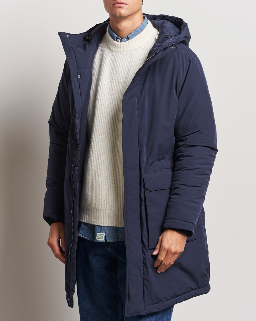 Mies |  | LES DEUX | Channing Padded Parka Coat Dark Navy