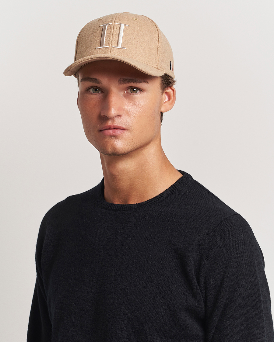 Mies |  | LES DEUX | Encore Wool Baseball Cap Dark Sand Melange