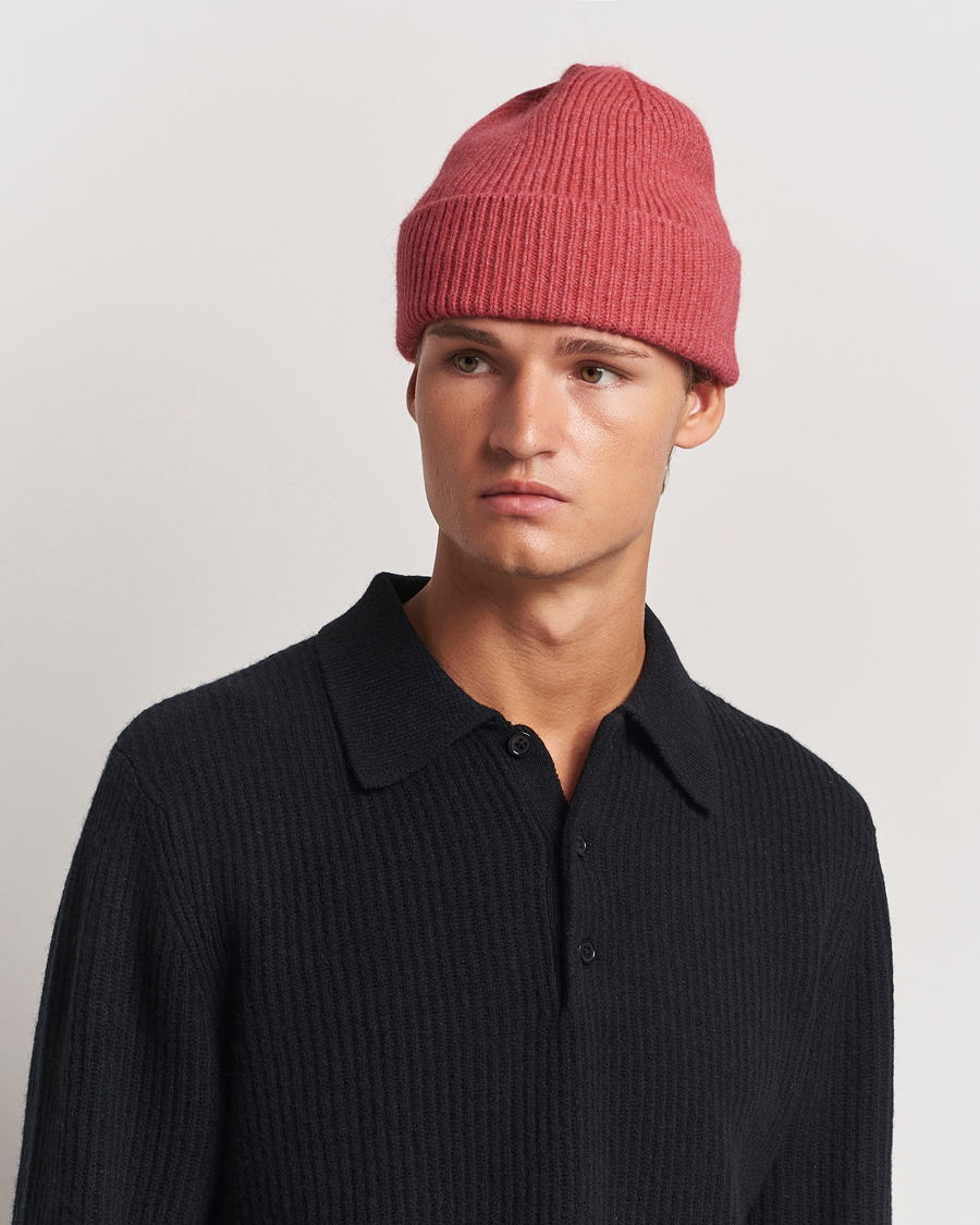 Mies |  | Le Bonnet | Lambswool/Caregora Beanie Fuchsia