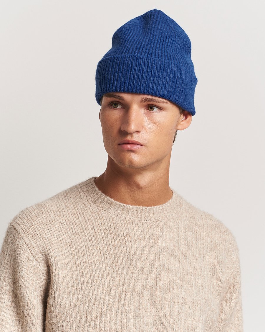 Mies |  | Le Bonnet | Lambswool/Caregora Beanie Marin