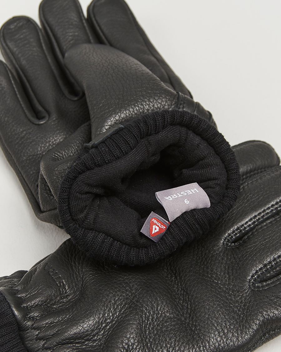 Mies |  | Hestra | Tore Deerskin Primaloft Lined Glove Black