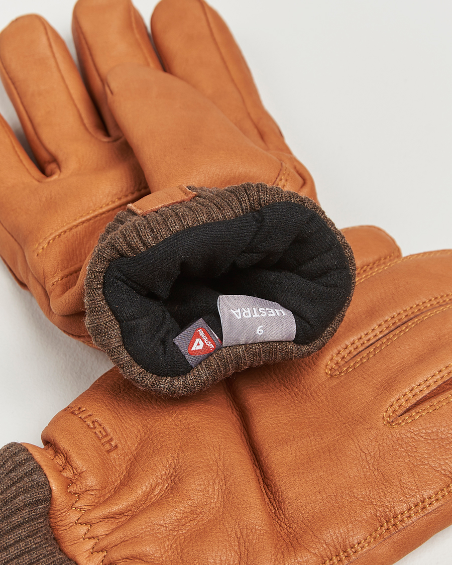 Mies |  | Hestra | Tore Deerskin Primaloft Lined Glove Cork