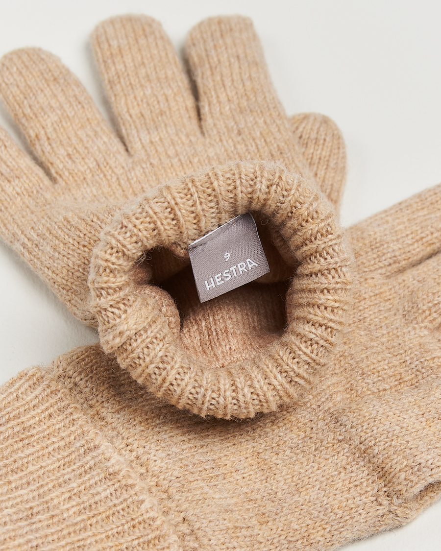 Mies |  | Hestra | Raggwool Glove Beige