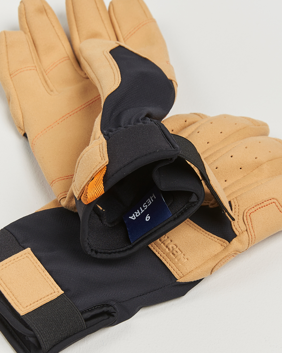 Mies |  | Hestra | Climbers Duratan Long Glove Black/Tan