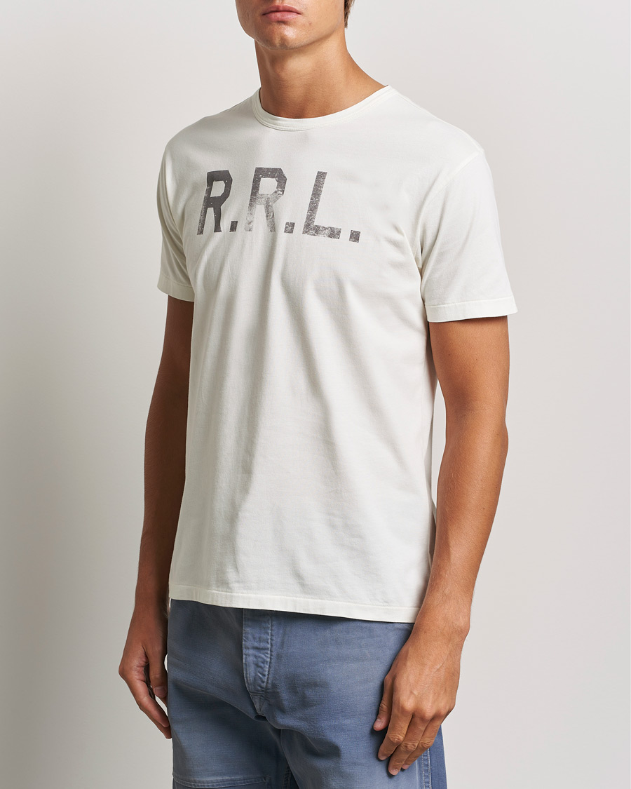 Mies |  | RRL | Graphic Short Sleeve T-Shirt White