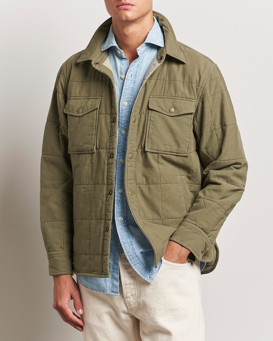 Mies |  | RRL | Mountain Shirt Jacket Olive Drab