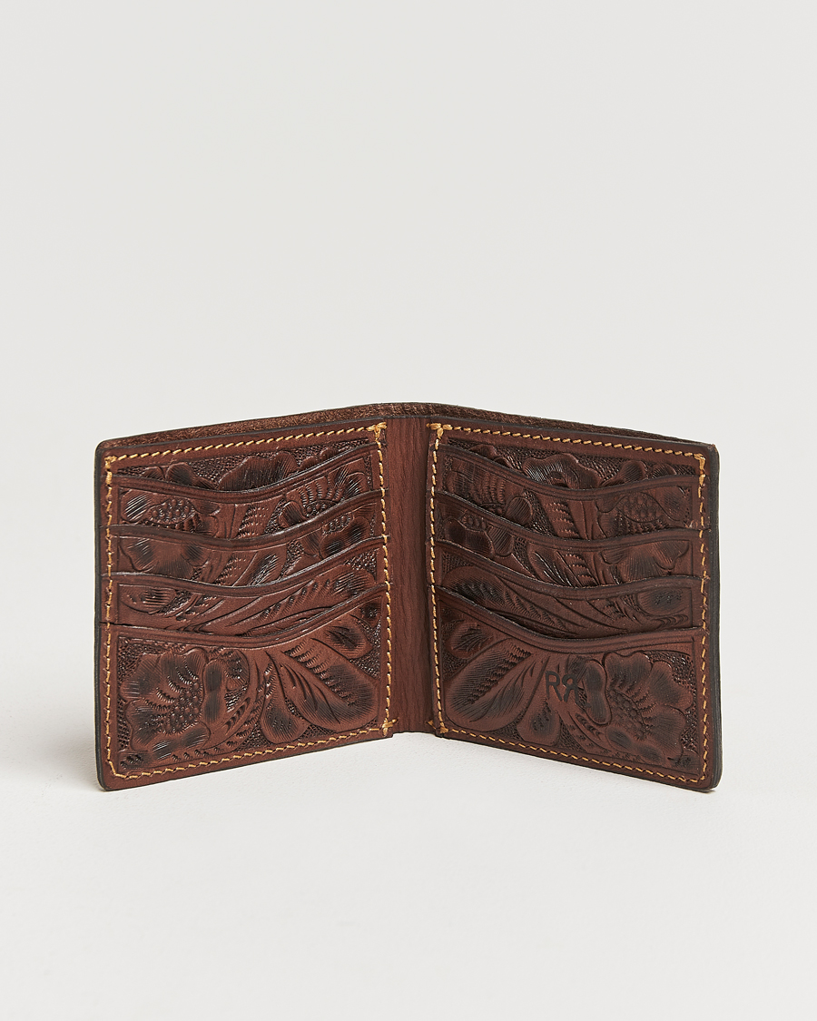 Mies |  | RRL | Embossed Billfold Wallet Brown