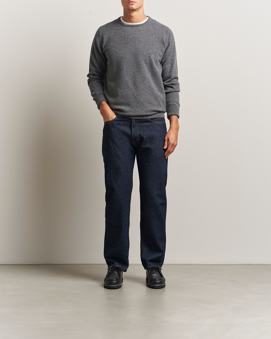 Mies | Puserot | William Lockie | Rob Lambswool Crewneck Cliff