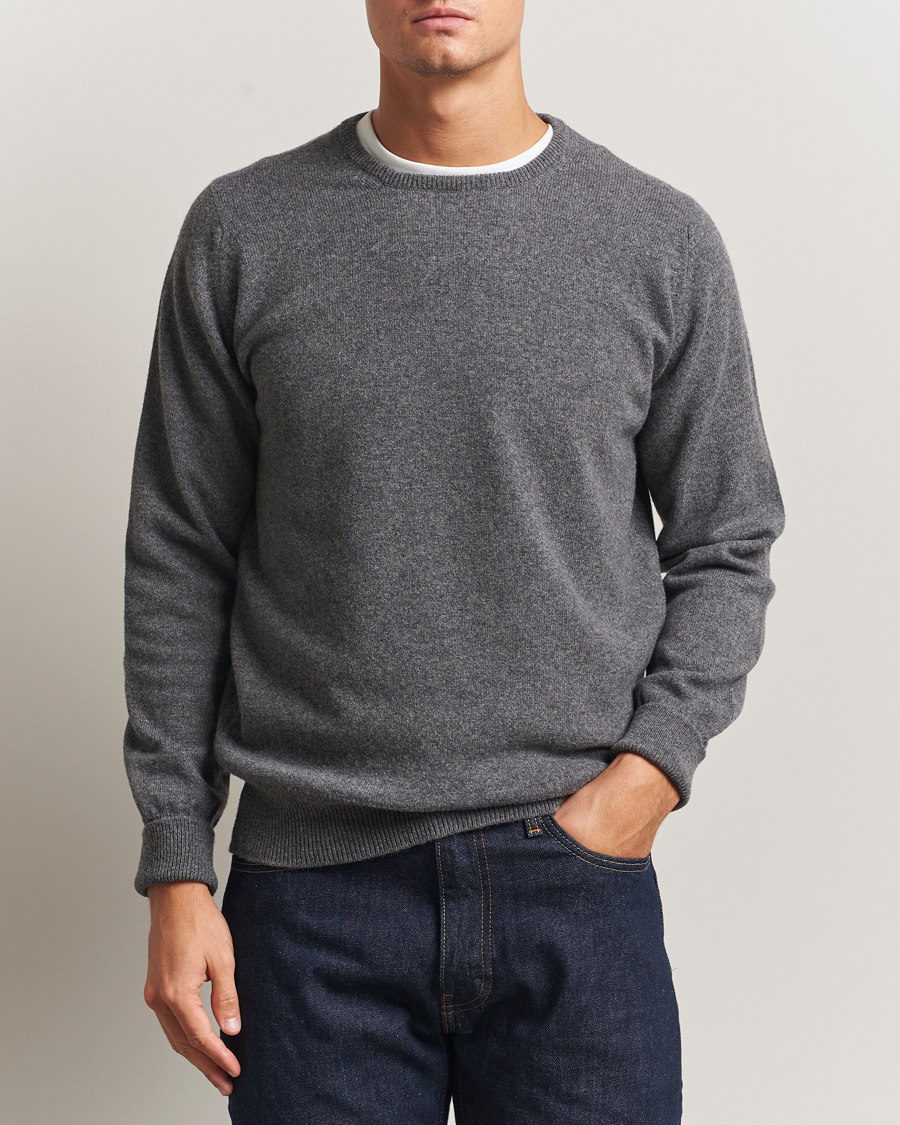 Mies | Puserot | William Lockie | Rob Lambswool Crewneck Cliff