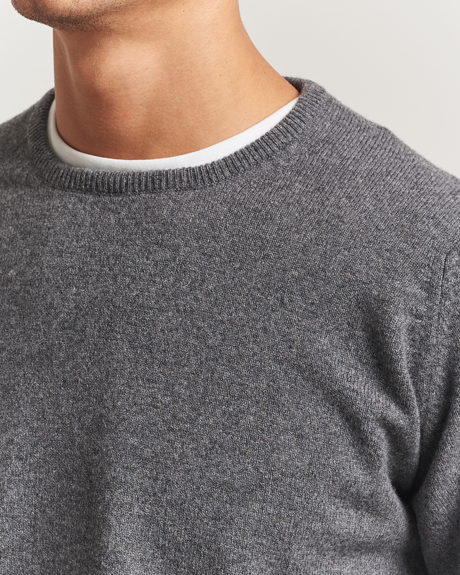 Mies | Puserot | William Lockie | Rob Lambswool Crewneck Cliff