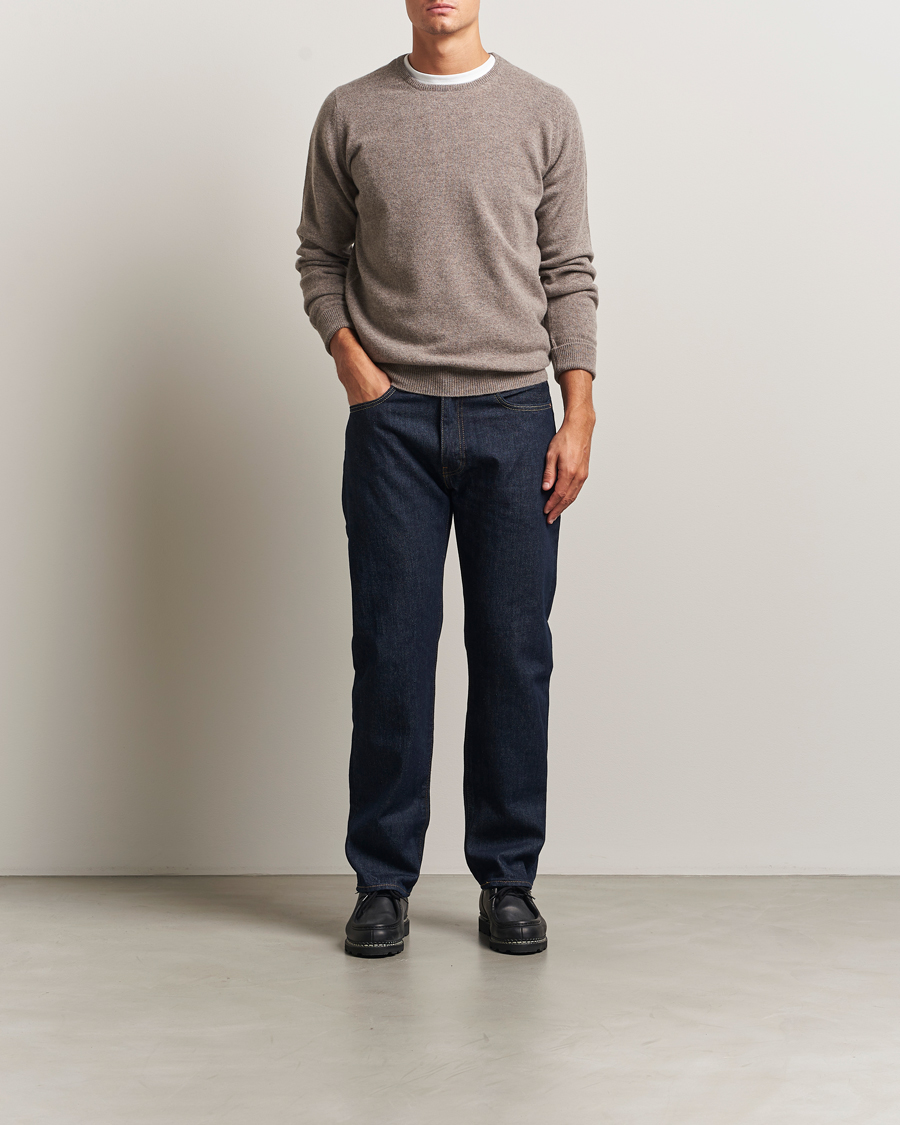Mies | Puserot | William Lockie | Rob Lambswool Crewneck Vole