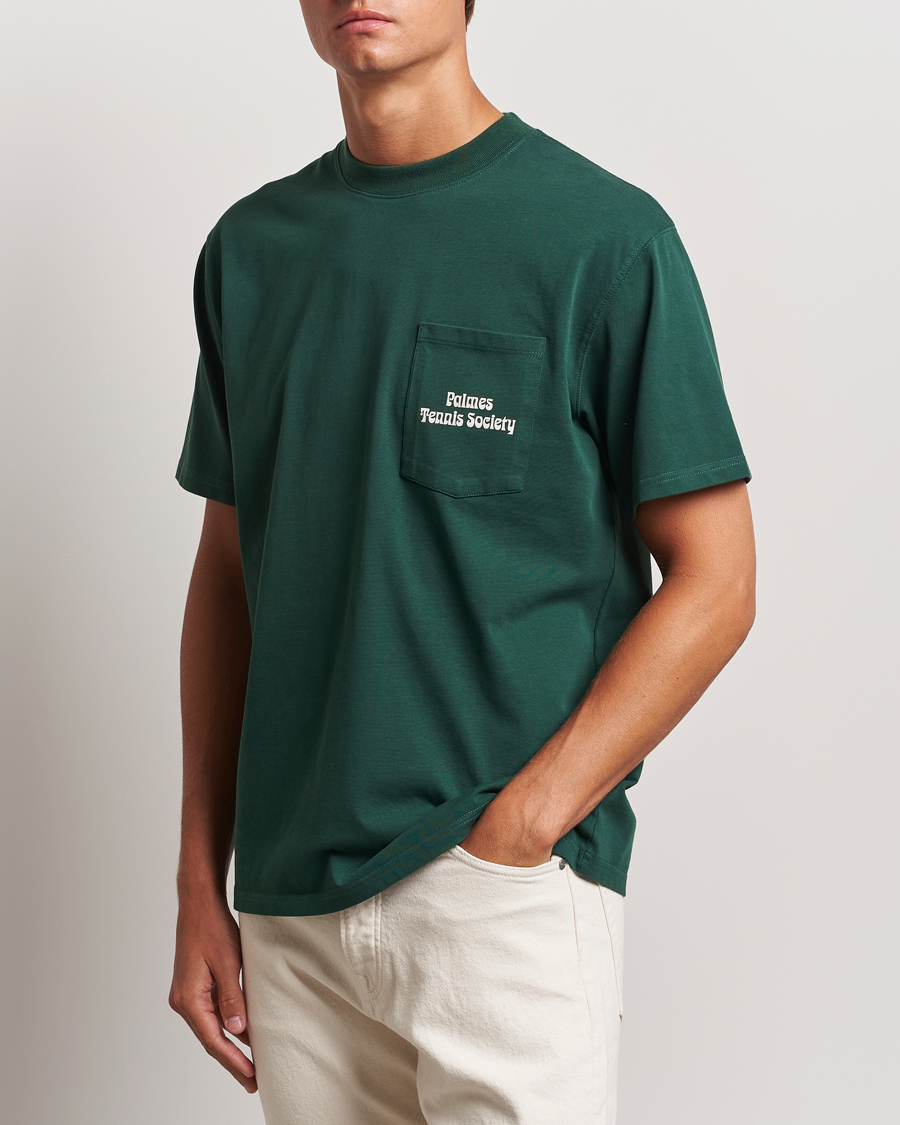 Mies | Active | Palmes | Fifth Pocket T-Shirt Dark Green