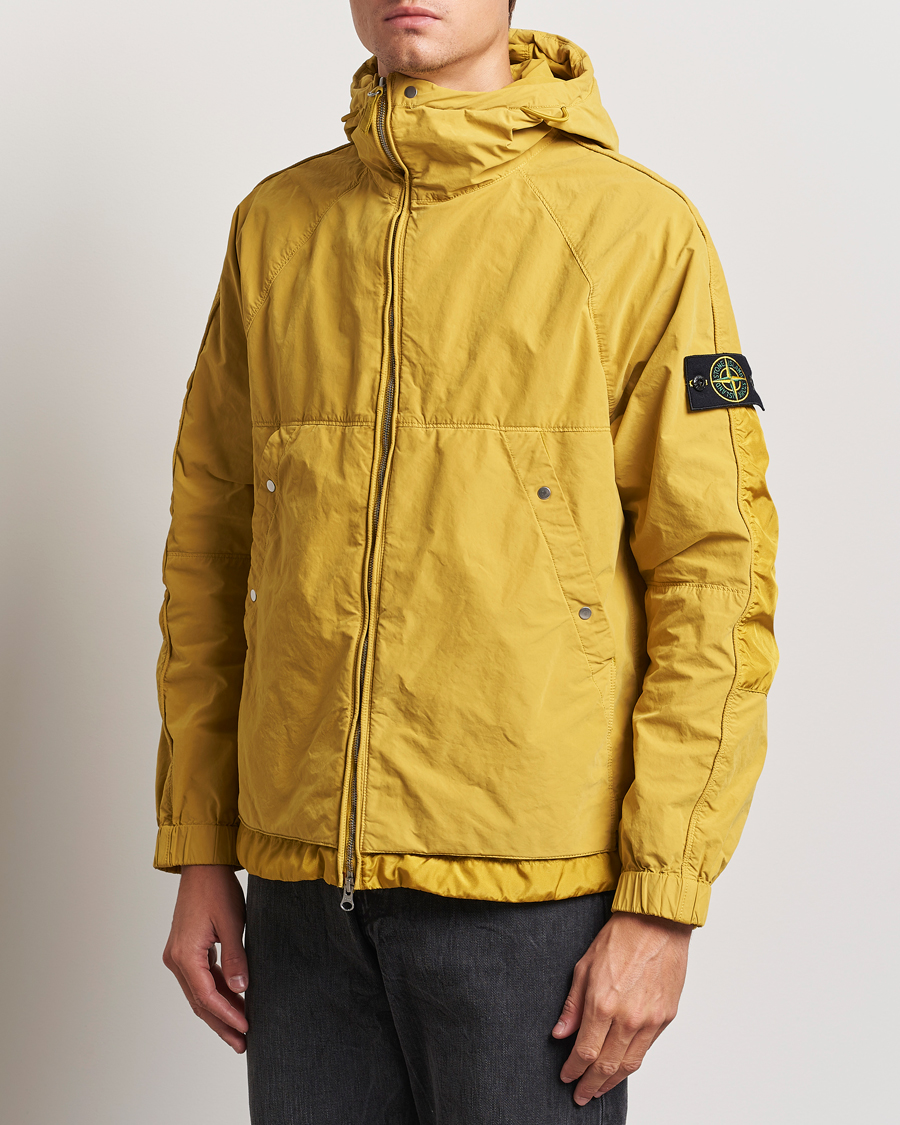 Mies |  | Stone Island | Hooded Lightweight Tela Jacket Mustard