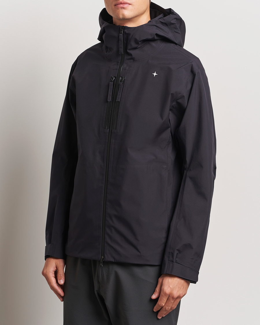 Mies |  | Stone Island | Gore-Tex Stellina Hooded Jacket Blue Marine