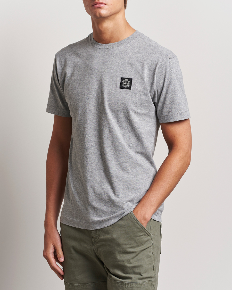 Mies |  | Stone Island | Garment Dyed Jersey T-Shirt Melange Grey