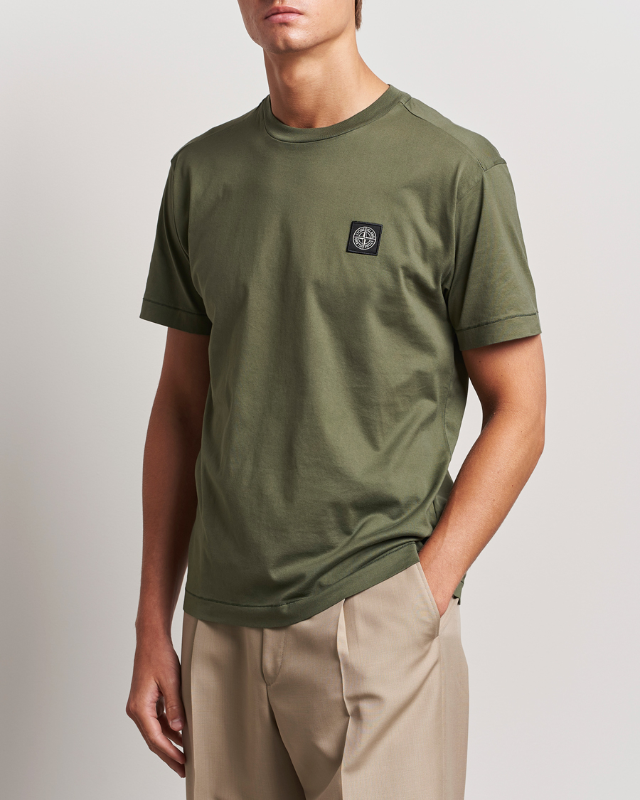 Mies |  | Stone Island | Garment Dyed Jersey T-Shirt Musk