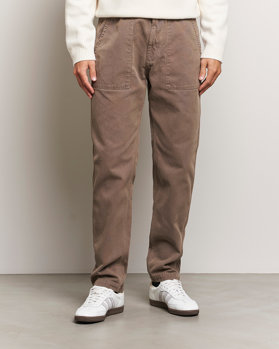 Mies | Irtohousut | Stone Island | Panama Cotton Pants Walnut