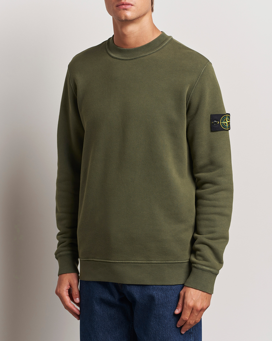 Mies |  | Stone Island | Old Dyed Cotton Sweatshirt Musk