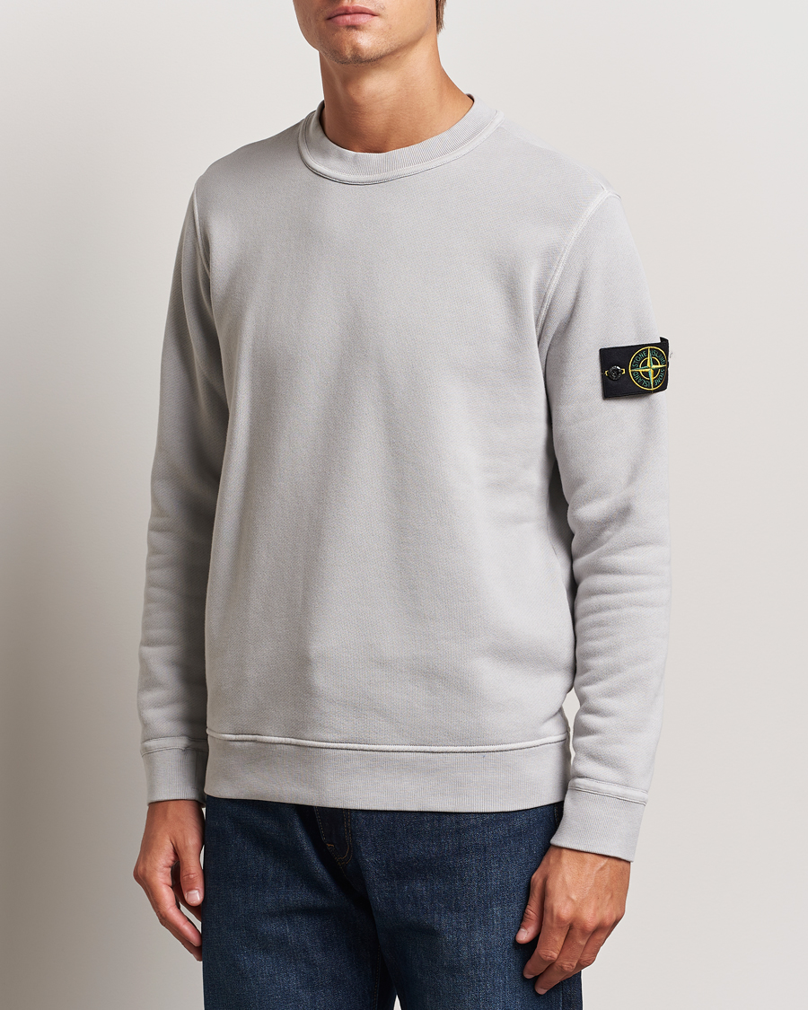 Mies |  | Stone Island | Old Dyed Cotton Sweatshirt Grey