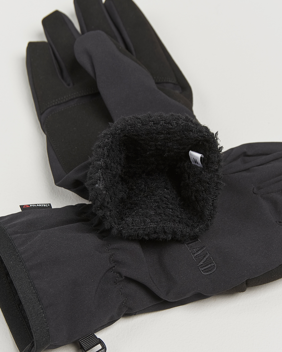 Mies |  | Stone Island | Soft Shell-R_e Recycled Gloves Black