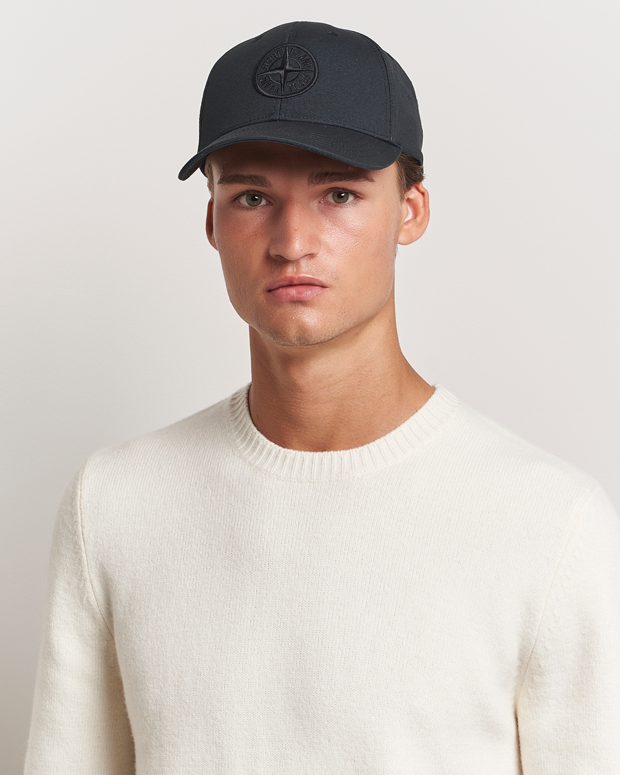 Mies |  | Stone Island | Cotton Rep Logo Cap Black