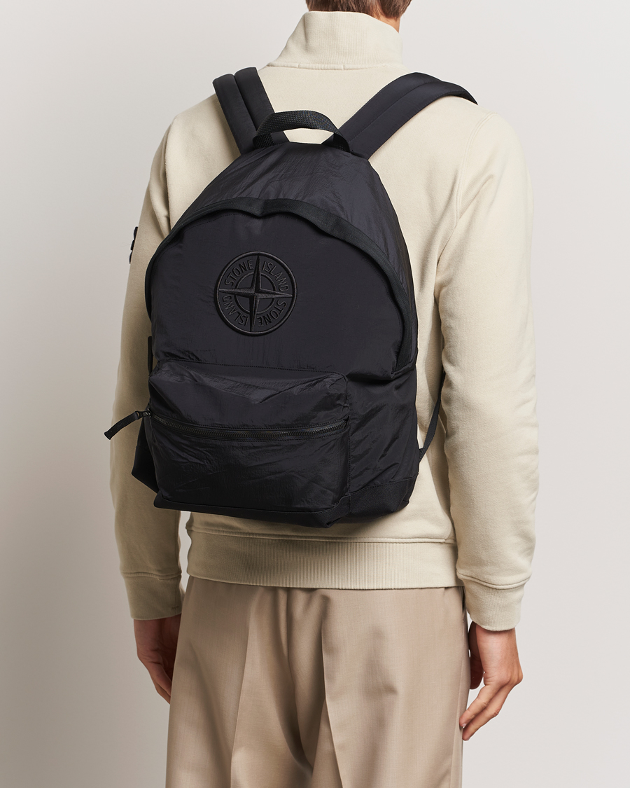 Mies |  | Stone Island | Nylon Metal Backpack Black