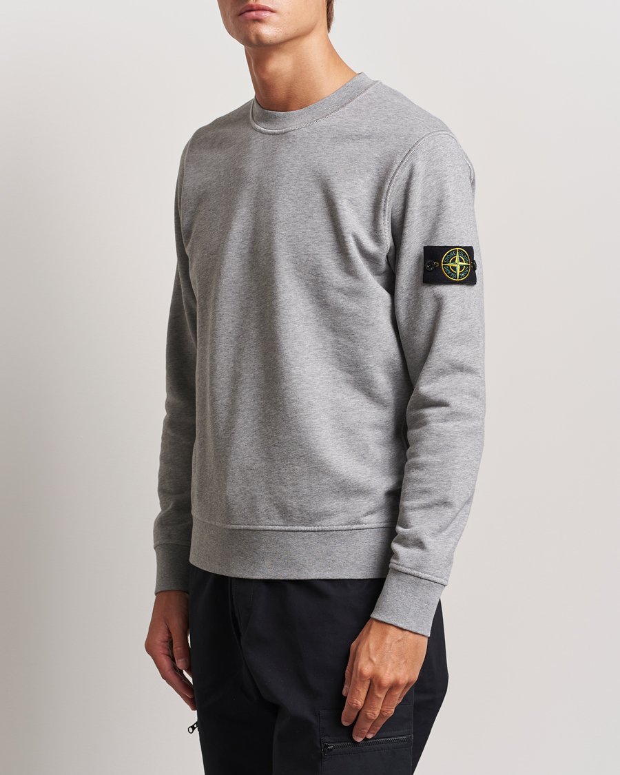 Mies |  | Stone Island | Garment Dyed Fleece Sweatshirt Melange Grey