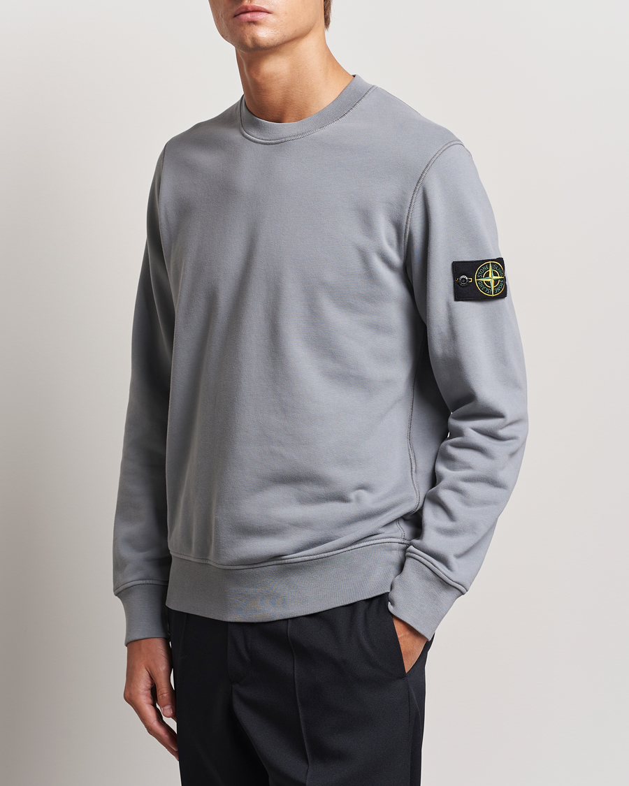 Mies |  | Stone Island | Garment Dyed Fleece Sweatshirt Grey Green