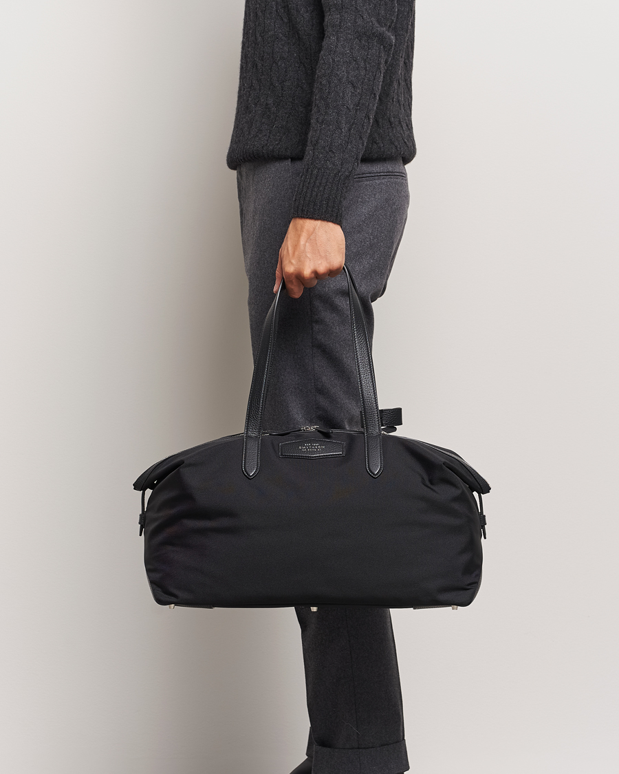 Mies |  | Smythson | Canvas Norton Small Travel Bag Black