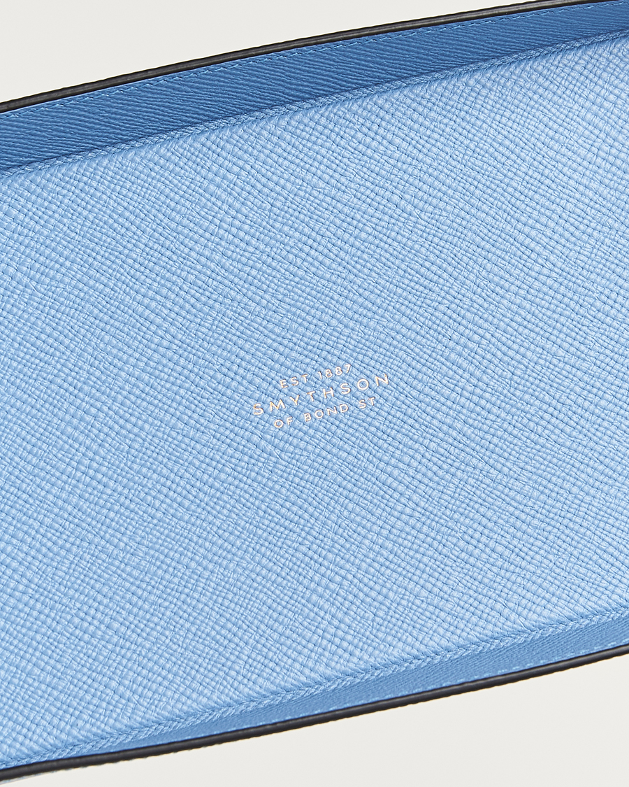 Mies |  | Smythson | Panama Leather Trinket Tray Blue Nile