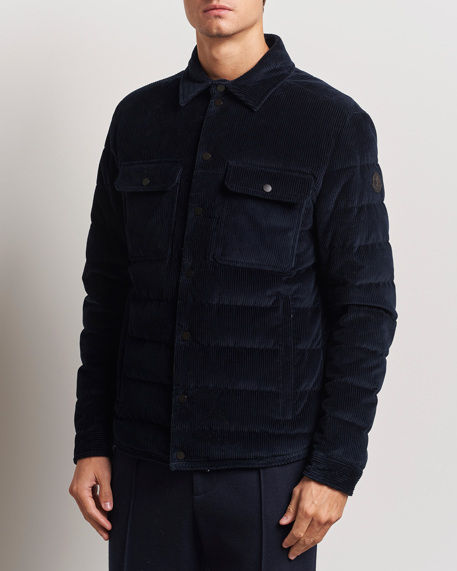 Mies |  | Moncler | Gasserhof Down Shirt Jacket Navy