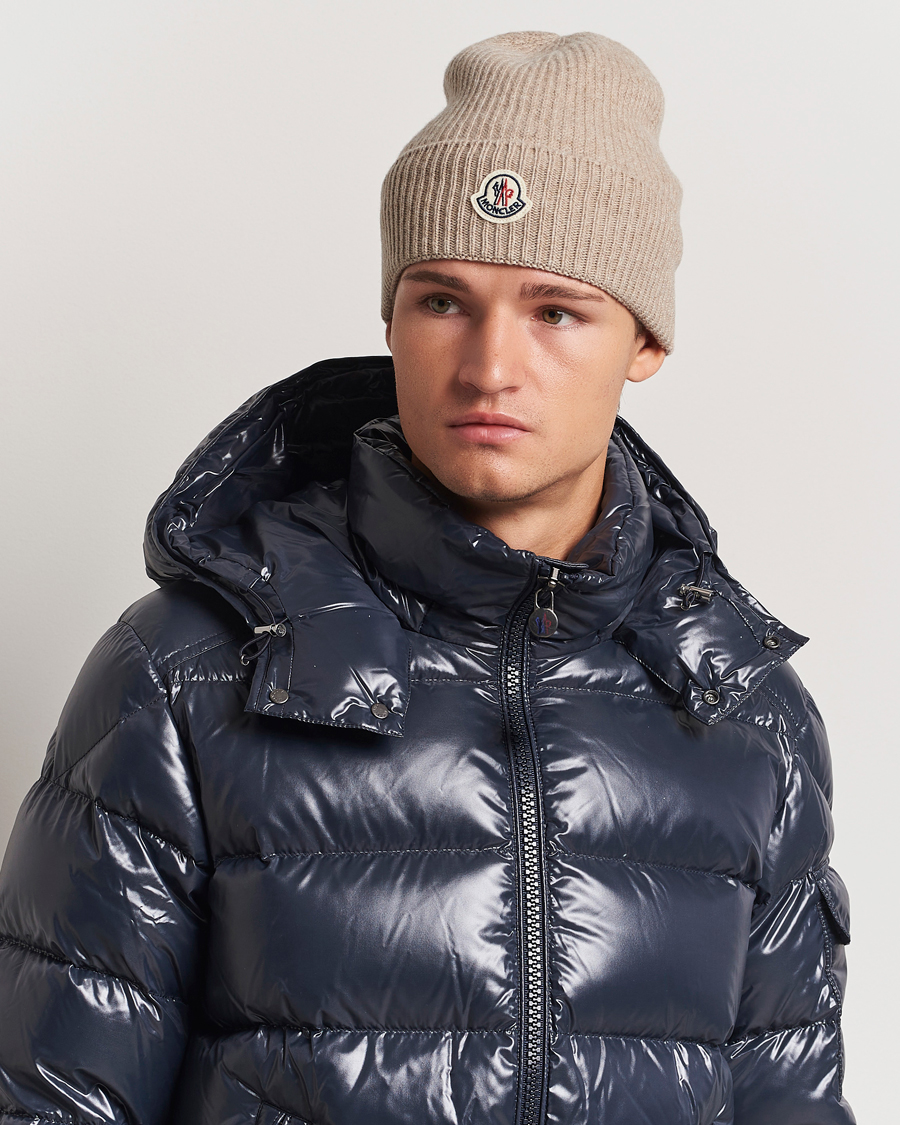 Mies |  | Moncler | Cashmere Beanie Beige