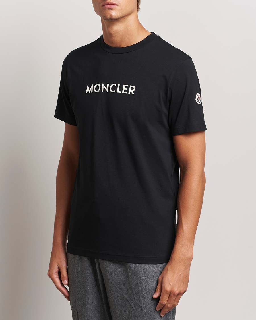 Mies |  | Moncler | Lettering T-Shirt Black